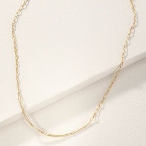 Stella & Dot Essential Hammered Arc Necklace